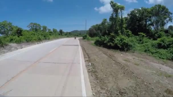 Bike Riding Nido Palawan – Stock-video