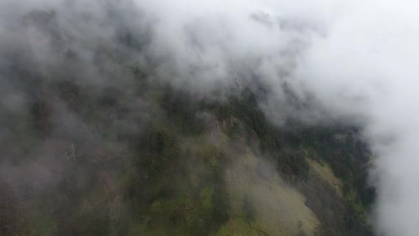 Flying Clouds High Mountains Indonesia — Wideo stockowe