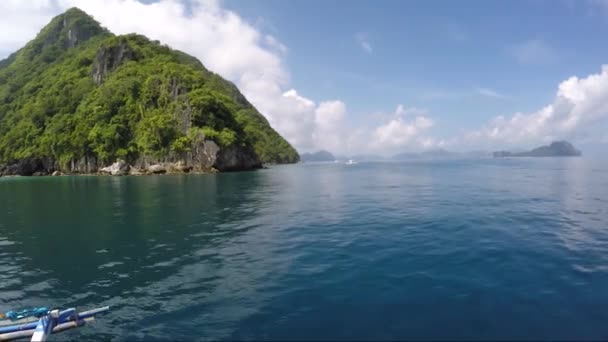 Passing Island Nido Palawan — Vídeo de stock