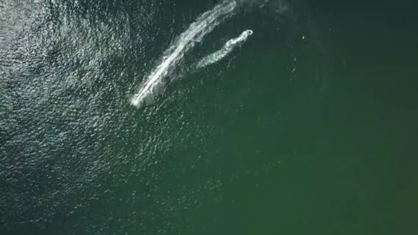 Aerial View Ocean Taghazoute Agadir — стокове відео