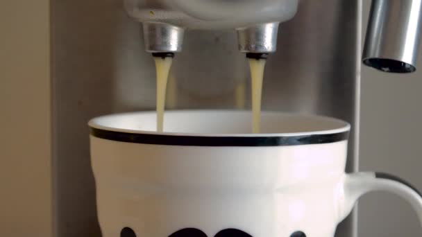 Coffee Making Close — Stock video