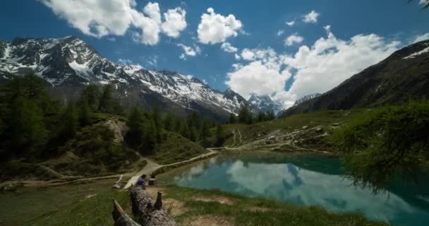 Switzerland Blue Lake Timelapse — Video