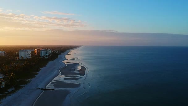 Flying High Gulf Coast Naples Florida Beautiful Sunrise — Wideo stockowe