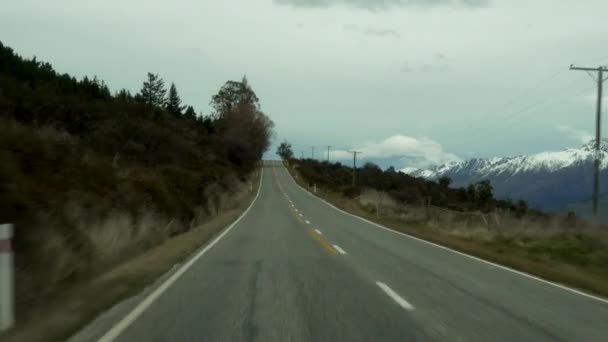 First Person View Driving Beautiful Country New Zealand — Vídeo de Stock