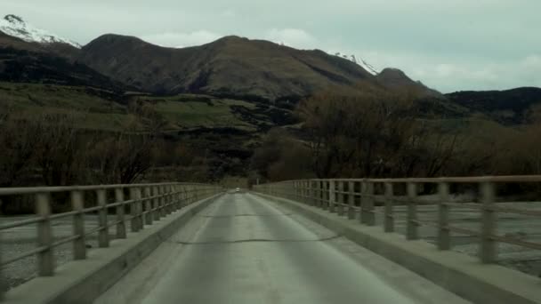 First Person View Driving Beautiful Country New Zealand — Vídeos de Stock