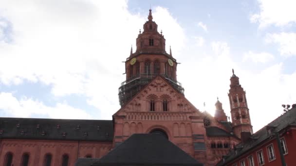 Dom Mainz Capital City Rhineland Palatinate — Vídeos de Stock