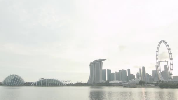 Sunny Singapore City Timelapse — Stock video