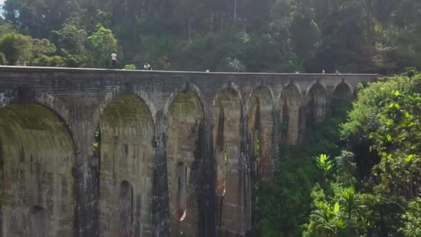 Elle Sri Lanka Acesta Este Celebrul Pod Nouă Arcuri Din — Videoclip de stoc