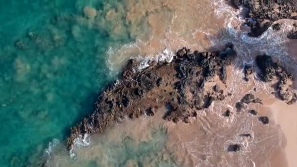 Aerial Footage Kamaole Iii Beach Reef Maui Hawaii — Video