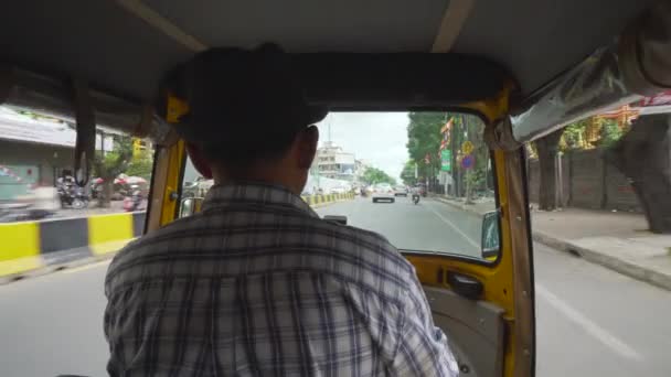 Водій Таксі Пномпені Камбоджа — стокове відео