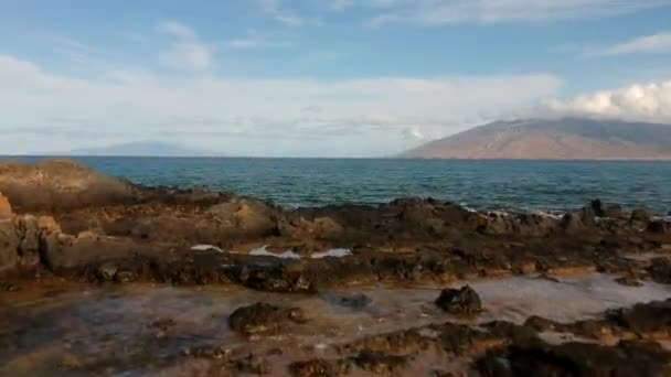 Kamaole Beach Reef Drone Flyover — Αρχείο Βίντεο