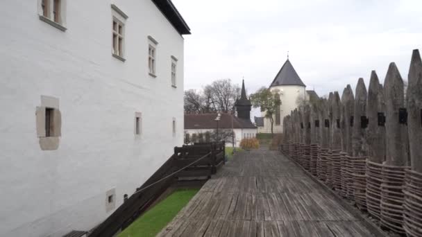 Bathory Castle Nyrbator Hungary — Stock video