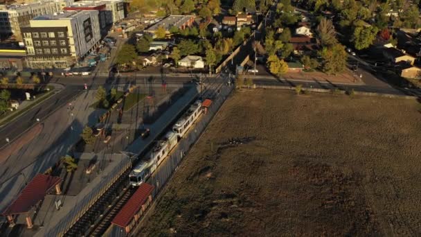 Evening Pan Light Rail Station — Stockvideo