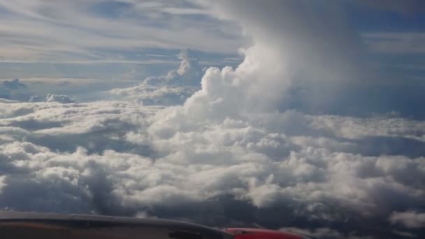 Beautiful Blue Sky Amazing Cloud Formation — Video