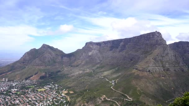 Table Mountain Città Del Capo — Video Stock