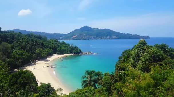Hidden Beach Somewhere Phuket Thailand Beautiful Landscape Stunning Views — Videoclip de stoc