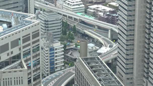 Still Aerial View Tokyo City Buildings — Stock videók