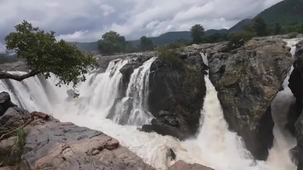 Hogenakkal Water Falls South India Also Called Niagara India — Stok video