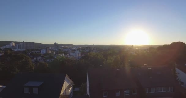 Flight German Small Town Starting Living Room — Vídeo de Stock