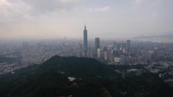 Timelapse Nice View Point Taipei — Vídeo de Stock