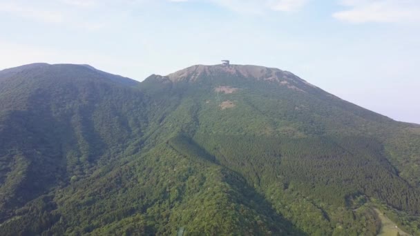 Overview Hakone Shrine Aerial View — Stock video