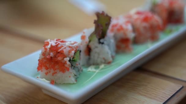 Sushi Roll Maki Tokyo — 비디오