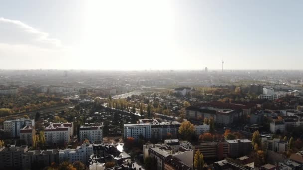Berlin Aerial View Záběry — Stock video