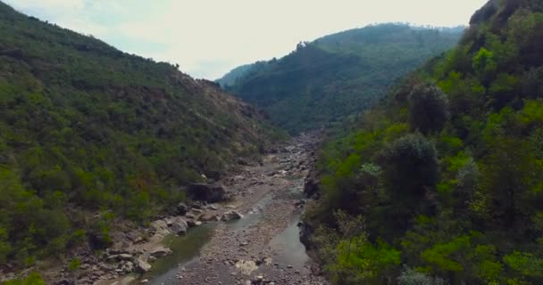 Long View River Mountains — Stok video