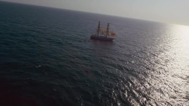 Boat Sea Silhouette View — Video