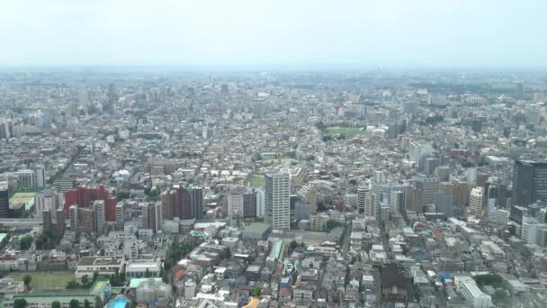 Still Aerial View Tokyo City Buildings — Video