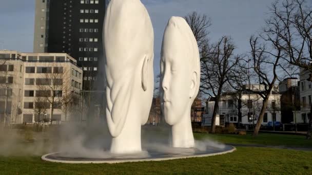 Fontaine Leeuwarden Pour Capitale Culturelle Europe — Video