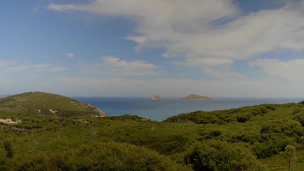 Islas Mar Parque Nacional Promontorio Wilson — Vídeo de stock