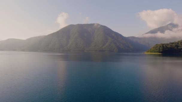 Drone Footage Lakes Fuji Japan Shizuoka Japan — Stock video