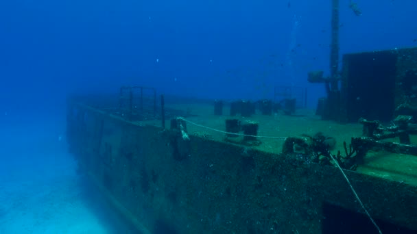 Starboard View Shipwreck — 图库视频影像
