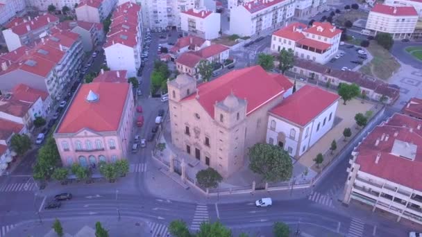 Drone Flies Circle Church — Video