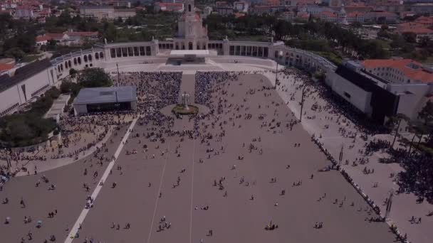 Aerial View Sanctuary Fatima Portugal — Video