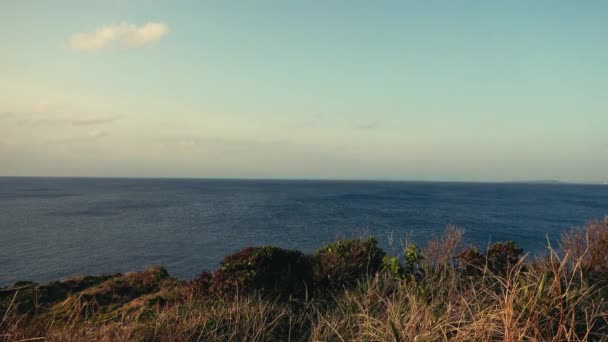 View Point Form Manzamo Cape Okinawa Japan — Vídeos de Stock