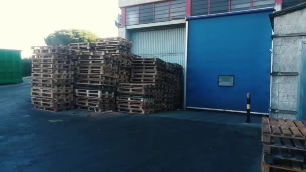 Group Pallets Company European Pallet — Stockvideo