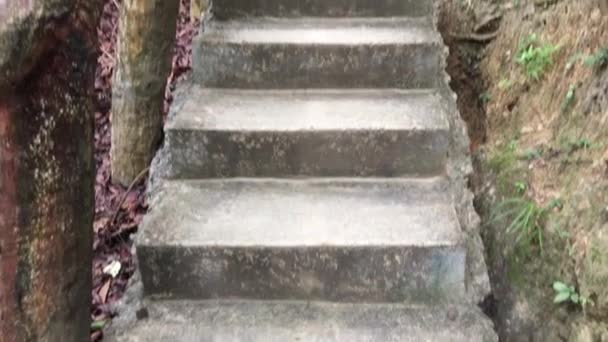 Huge Staircase Bohol Island Philippines — Stockvideo