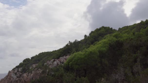 Time Lapse Beautifull Hill Clouds — Stock video