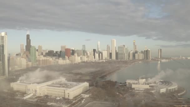Foggy Soldier Field Accueil Des Ours Chicago — Video