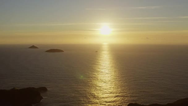 Wschód Słońca Nad Buzios Brazylia — Wideo stockowe