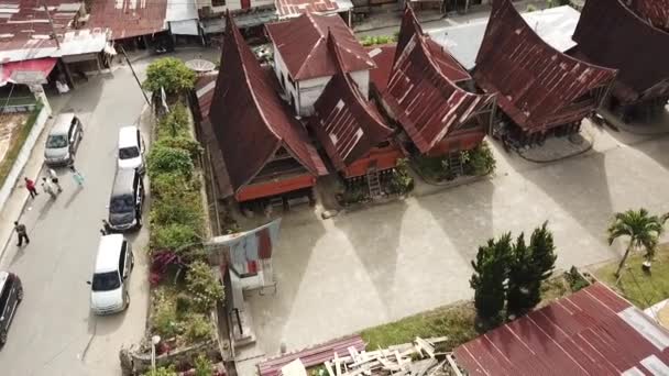 Nsansız Hava Aracı Toba Sumatra Endonezya Daki Samosir Adası Ndaki — Stok video