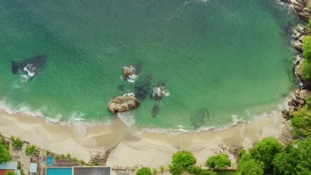 Vista Aérea Praia Ipanema Brasil — Vídeo de Stock