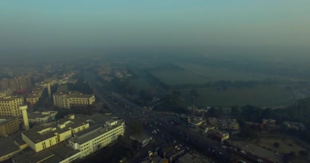 Bombay Indie Vzdušný Let Koních Jezdecké Pozemky Příjezdové Plochy Začíná — Stock video