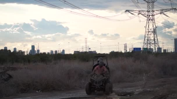 Atv Ride Slow Motion — Stockvideo