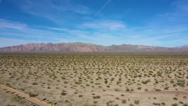 Jib Sur Paysage Désertique — Video