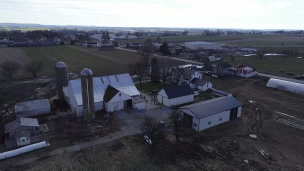 Amish Family Wedding Seen Drone — Video