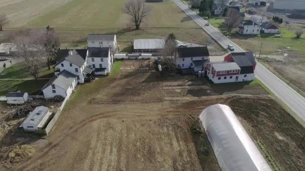 Amish Family Wedding Seen Drone — 비디오