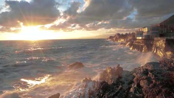 Paseo Después Una Tormenta Atardecer — Vídeos de Stock